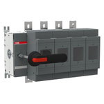 ABB Fuse Switch Disconnector, 4 Pole, 600A Fuse Current