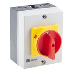 RS PRO 3P Pole DIN Rail Isolator Switch - 40A Maximum Current, 15kW Power Rating, IP65