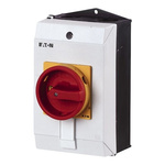 Eaton 3P+N Pole Surface Mount Isolator Switch - 20A Maximum Current, 6.5kW Power Rating, IP65