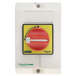 Schneider Electric 3P Pole Panel Mount Isolator Switch - 20A Maximum Current, 7.5kW Power Rating, IP65