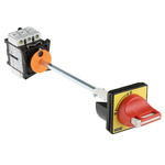 Schneider Electric 3P Pole Panel Mount Isolator Switch - 40A Maximum Current, 18.5kW Power Rating, IP20, IP65