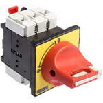 Schneider Electric 3P Pole Panel Mount Isolator Switch - 25A Maximum Current, 15kW Power Rating