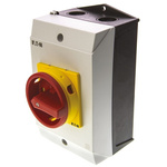 Eaton 3P Pole Surface Mount Isolator Switch - 25A Maximum Current, 13kW Power Rating, IP65