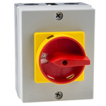 RS PRO 3P Pole Panel Mount Isolator Switch - 32A Maximum Current, 15kW Power Rating, IP65
