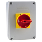 RS PRO 3P Pole Panel Mount Isolator Switch - 40A Maximum Current, 18.5kW Power Rating, IP65