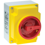 ABB 4P Pole Isolator Switch - 63A Maximum Current, 26kW Power Rating, IP65