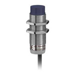 Telemecanique Sensors Inductive Barrel-Style Proximity Sensor, M18 x 1, 8 mm Detection, PNP Output, 12 → 24 V