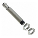 Omron Inductive Barrel-Style Inductive Proximity Sensor, M12 x 1, 5 mm Detection, PNP Output, 10 → 30 V, IP67