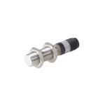 Carlo Gavazzi EI1202 Series Inductive Barrel-Style Inductive Proximity Sensor, M12 x 1, 2 mm Detection, NPN Output, 10