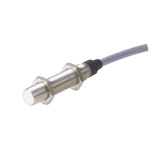 Carlo Gavazzi EI1202 Series Inductive Barrel-Style Inductive Proximity Sensor, M12 x 1, 2 mm Detection, NPN Output, 10