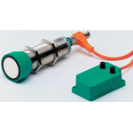 Pepperl + Fuchs Ultrasonic Barrel-Style Proximity Sensor, M30 x 1.5, 200 → 4000 mm Detection, NPN Output, 10