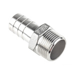 RS PRO Stainless Steel Hexagon Hose Nipple 1in R(T) Male Male 2.72in