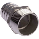 RS PRO Stainless Steel Hexagon Hose Nipple 1-1/2in R(T) Male Male 3.15in