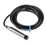 Omron Inductive Barrel-Style Proximity Sensor, M12 x 1, 8 mm Detection, PNP Output, 12 → 24 V dc, IP67