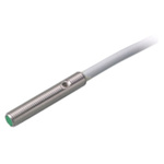 Pepperl + Fuchs Inductive Barrel-Style Proximity Sensor, M4 x 0.5, 1 mm Detection, PNP Output, 10 → 30 V dc, IP67