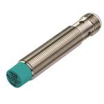 Pepperl + Fuchs Inductive Barrel-Style Proximity Sensor, M12 x 1, 4 mm Detection, NPN Output, 5 → 36 V dc, IP68