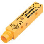 Turck Inductive Block-Style Proximity Sensor, 4 mm Detection, PNP Output, 10 → 30 V dc, IP68