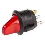 RS PRO Toggle Switch, Panel Mount, On-Off, SPST, Tab Terminal, 250V