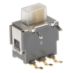 RS PRO IP67 PCB Slide Switch SPDT Latching 400 mA @ 20 V Side
