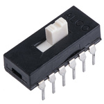 TE Connectivity PCB Slide Switch 4PDT Latching 300 mA @ 115 V dc Slide
