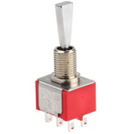 RS PRO Toggle Switch, Panel Mount, On-Off-On, DPDT, Solder Terminal