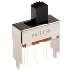 KNITTER-SWITCH PCB Slide Switch DPDT Latching 350 mA@ 30 V dc Slide