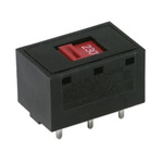 C & K PCB Slide Switch DPDT Latching 10 A @ 125 V ac, 4 A @ 30 V dc Slot