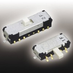Nidec Components Surface Mount Slide Switch DPDT 100 (Non-Switching) mA, 100 (Switching) mA Slide