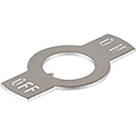 NKK Switches On-Off Legend Plate for use with M, P