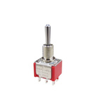 RS PRO Toggle Switch, Panel Mount, On-Off-On, SPDT, Solder Lug Terminal
