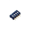 NIDEC COPAL ELECTRONICS GMBH Through Hole Slide Switch 4PST (On)-Off 100 mA Slide