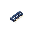 NIDEC COPAL ELECTRONICS GMBH Through Hole Slide Switch 6PST (On)-Off 100 mA Slide