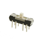 NIDEC COPAL ELECTRONICS GMBH Through Hole Slide Switch DPDT DP 200 mA Slide