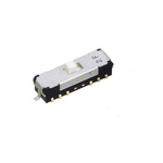 NIDEC COPAL ELECTRONICS GMBH Surface Mount Slide Switch 4P2T DP 100 mA Slide