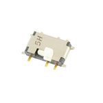 NIDEC COPAL ELECTRONICS GMBH Surface Mount Slide Switch DPDT DP 300 mA Slide