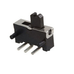 NIDEC COPAL ELECTRONICS GMBH Through Hole Slide Switch SPDT (On)-(On) 10 mA Slide