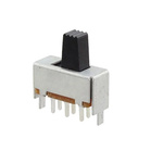 NIDEC COPAL ELECTRONICS GMBH Through Hole Slide Switch DPDT (On)-(On) 10 mA Slide