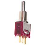 RS PRO Toggle Switch, PCB Mount, On-Off-(On), SPDT, Through Hole Terminal