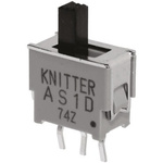 KNITTER-SWITCH PCB Slide Switch DPDT Latching 50 mA@ 48 V dc Slide