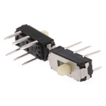 KNITTER-SWITCH PCB Slide Switch DPDT Latching 200 mA @ 12 V dc Slide