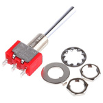 RS PRO Toggle Switch, Panel Mount, On-Off-On, SPDT, Solder Terminal