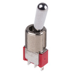 RS PRO Toggle Switch, Panel Mount, On-Off-On, SPDT, Solder Terminal