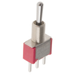 RS PRO Toggle Switch, PCB Mount, (On)-Off-(On), SPDT, Through Hole Terminal