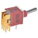 RS PRO Toggle Switch, PCB Mount, On-(On), DPDT, Through Hole Terminal