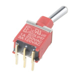 RS PRO Toggle Switch, PCB Mount, On-(On), SPDT, Through Hole Terminal