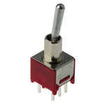 RS PRO Toggle Switch, PCB Mount, On-(On), DPDT, Through Hole Terminal