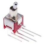 RS PRO Toggle Switch, PCB Mount, On-(On), DPDT, Through Hole Terminal