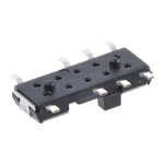 C & K PCB Slide Switch DP3T On-On-On 100 mA Slide