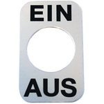 Marquardt On-Off Legend Plate for use with Switch