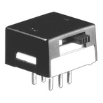 KNITTER-SWITCH PCB Slide Switch DPDT Latching 1 A @ 250 V ac, 3 A @ 120 V ac, 3 A @ 28 V dc Slide